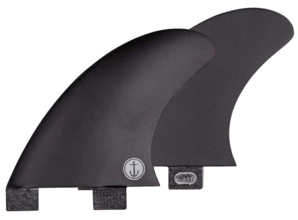 CAPTAIN FIN 3.75" SIDE BITERS SINGLE TAB BLACK