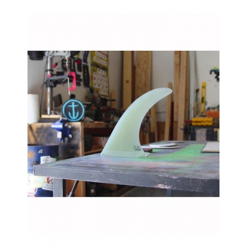 CAPTAIN FIN 8.0'' LONGBOARD FIN FIBERGLASS CHRIS CHRISTENSON