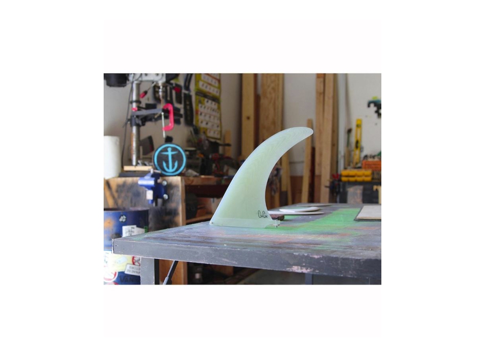 CAPTAIN FIN 8.0'' LONGBOARD FIN FIBERGLASS CHRIS CHRISTENSON