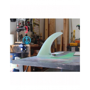 CAPTAIN FIN 9' LONGBOARD FIN FIBERGLASS CHRIS CHRISTENSON