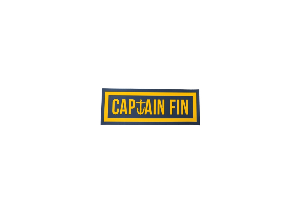 CAPTAIN FIN STICKER BIG COLOR