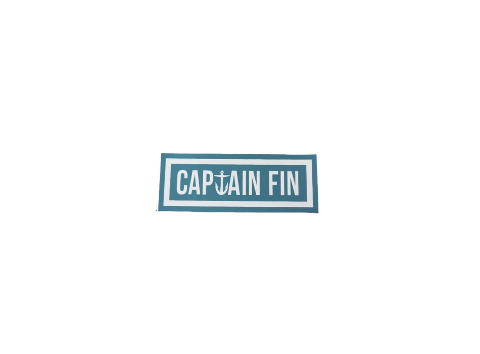 CAPTAIN FIN STICKER BIG COLOR