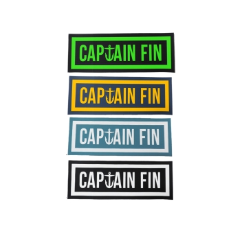 CAPTAIN FIN STICKER BIG COLOR