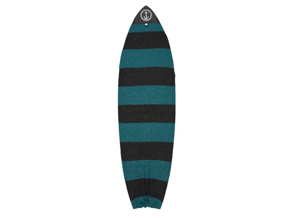 CAPTAIN FIN BOARDSOCK COVER STRETCH HYBRID BLACK WHITE