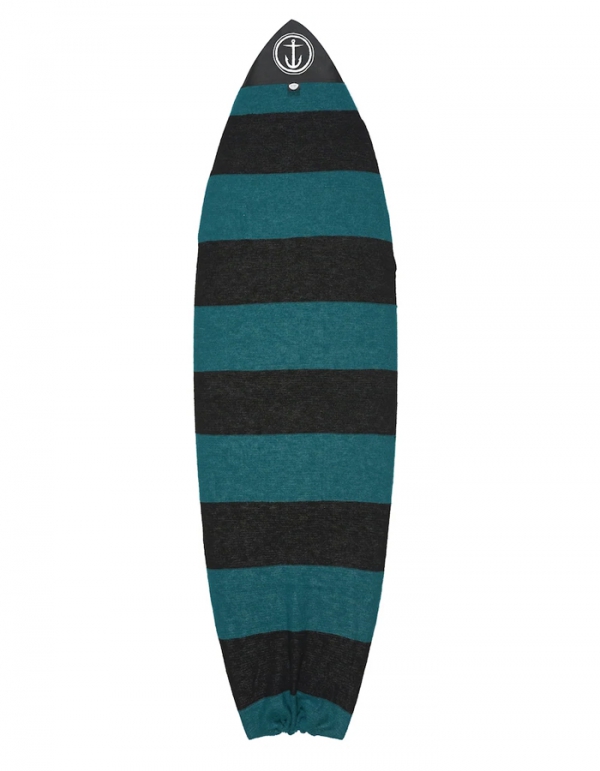CAPTAIN FIN BOARDSOCK COVER STRETCH HYBRID BLACK WHITE