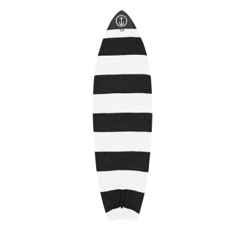 CAPTAIN FIN BOARDSOCK COVER STRETCH HYBRID BLACK WHITE