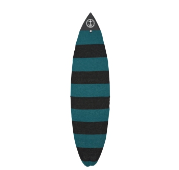 CAPTAIN FIN BOARDSOCK COVER STRETCH SHORTBOARD BLACK GREEN