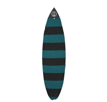 CAPTAIN FIN BOARDSOCK COVER STRETCH SHORTBOARD BLACK GREEN