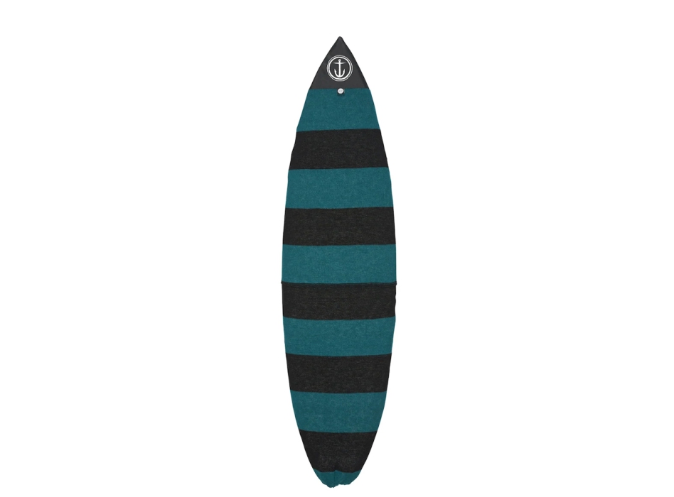 CAPTAIN FIN BOARDSOCK COVER STRETCH SHORTBOARD BLACK GREEN