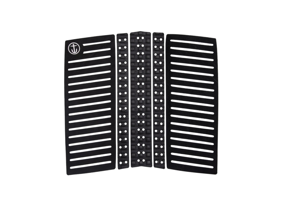 CAPTAIN FIN BRIGADE 2 TRACTION PAD 5 PIECE BLACK