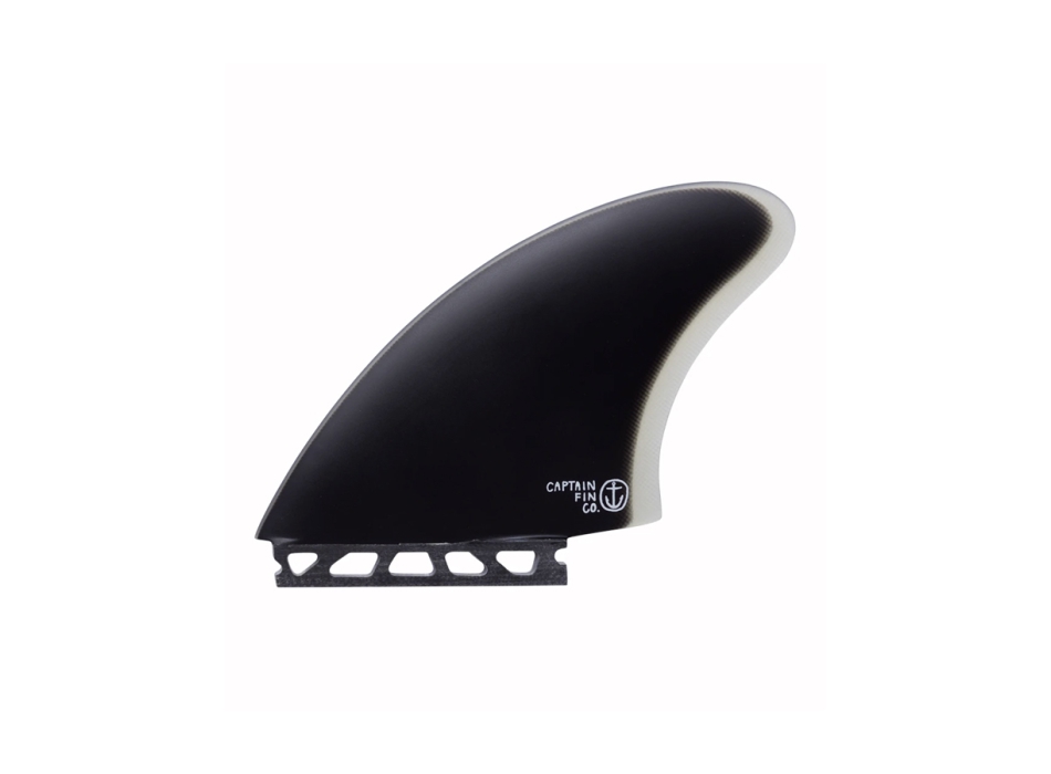 CAPTAIN FIN CF KEEL TWIN BLACK SINGLE TAB