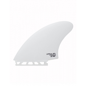 CAPTAIN FIN CF KEEL TWIN WHITE SINGLE TAB