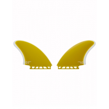 CAPTAIN FIN CF KEEL TWIN YELLOW SINGLE TAB