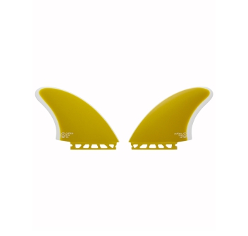 CAPTAIN FIN CF KEEL TWIN YELLOW SINGLE TAB