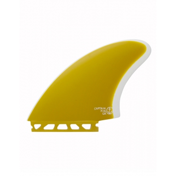 CAPTAIN FIN CF KEEL TWIN YELLOW SINGLE TAB