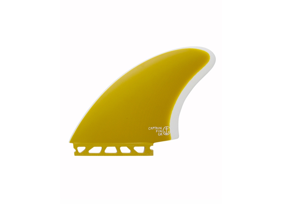 CAPTAIN FIN CF KEEL TWIN YELLOW SINGLE TAB