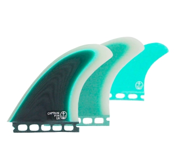 CAPTAIN FIN ESPECIAL TWIN +1 (SINGLE TAB) SEAFOAM GREEN