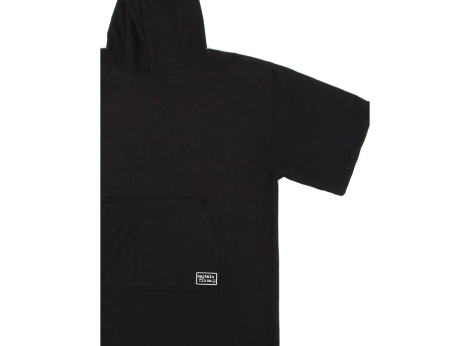 CAPTAIN FIN CHANGIN ROBE PONCHO BLACK