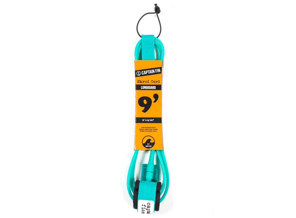 CAPTAIN FIN SHRED CORD 9' STANDARD TEAL