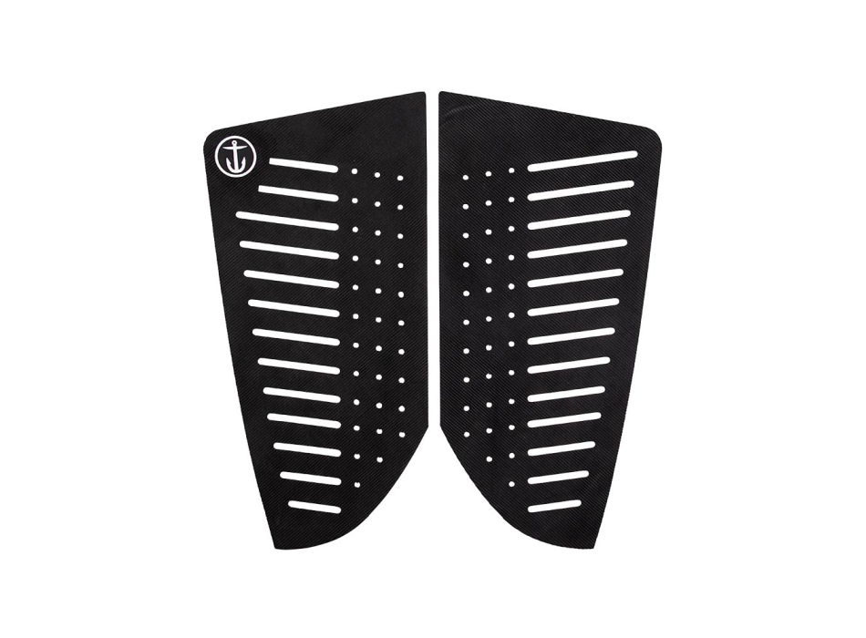 CAPTAIN FIN TROOPER TRACTION PAD 2 PIECE FISH BLACK