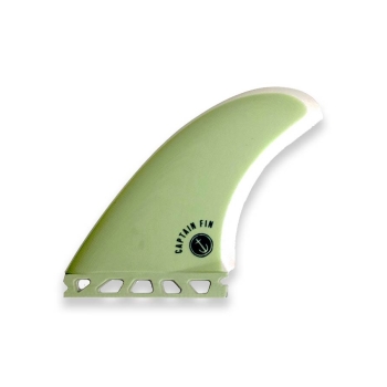 CAPTAIN FIN TYLER TWIN + TRAILER ESPECIAL FIBERGLASS SINGLE TAB BLACK