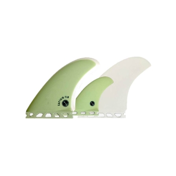 CAPTAIN FIN TYLER TWIN + TRAILER ESPECIAL FIBERGLASS SINGLE TAB BLACK