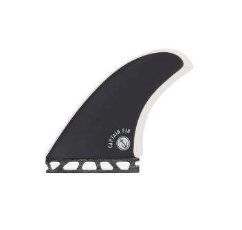 CAPTAIN FIN TYLER TWIN + TRAILER ESPECIAL FIBERGLASS SINGLE TAB BLACK