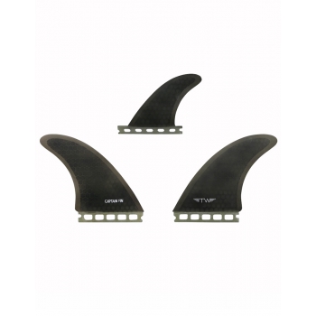 CAPTAIN FIN TYLER WARREN TW TWIN + TRAILER HC SINGLE TAB BLACK