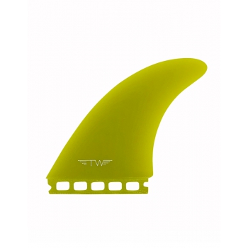 CAPTAIN FIN TYLER WARREN TW TWIN + TRAILER SINGLE TAB YELLOW