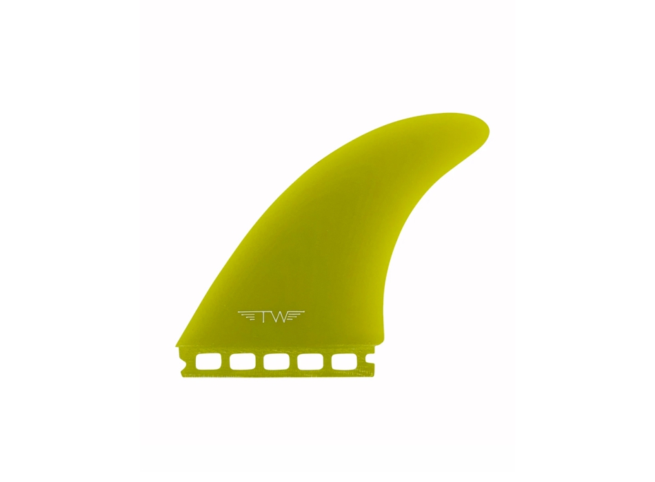 CAPTAIN FIN TYLER WARREN TW TWIN + TRAILER SINGLE TAB YELLOW