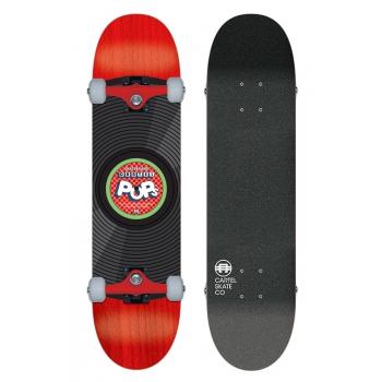 CARTEL SKATEBOARD CAMERA POPS RED