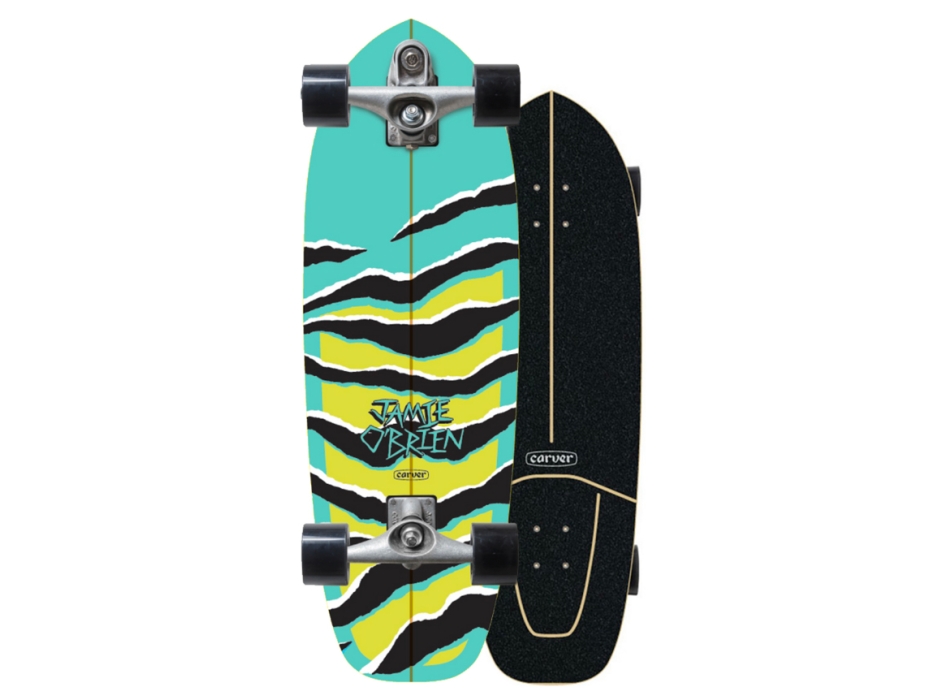 CARVER 31" AQUA TIGER JAIME O'BREIN SURFSKATE COMPLETE C7