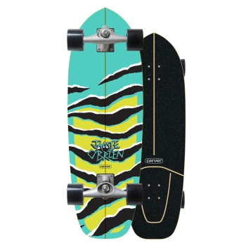 CARVER 31" AQUA TIGER JAIME O'BREIN SURFSKATE COMPLETE C7