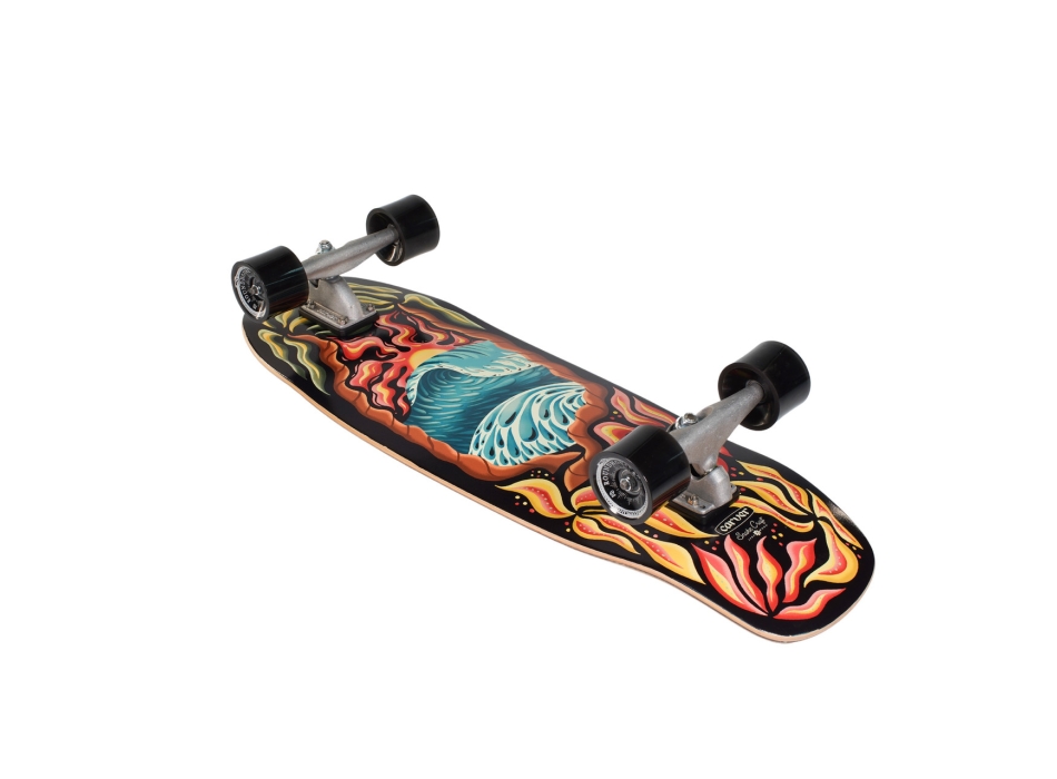 CARVER 32" PSYCHEDELIC SUNSET SURFSKATE COMPLETO CX / C7