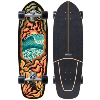 CARVER 32" PSYCHEDELIC SUNSET SURFSKATE COMPLETO CX / C7
