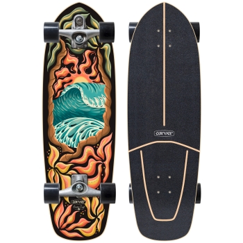 CARVER 32" PSYCHEDELIC SUNSET SURFSKATE COMPLETO CX / C7