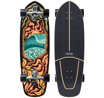 CARVER 32" PSYCHEDELIC SUNSET SURFSKATE COMPLETO CX / C7