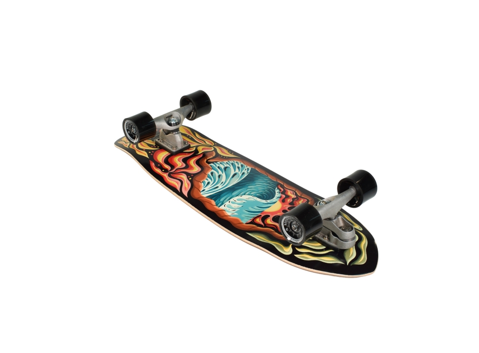 CARVER 32" PSYCHEDELIC SUNSET SURFSKATE COMPLETO CX / C7