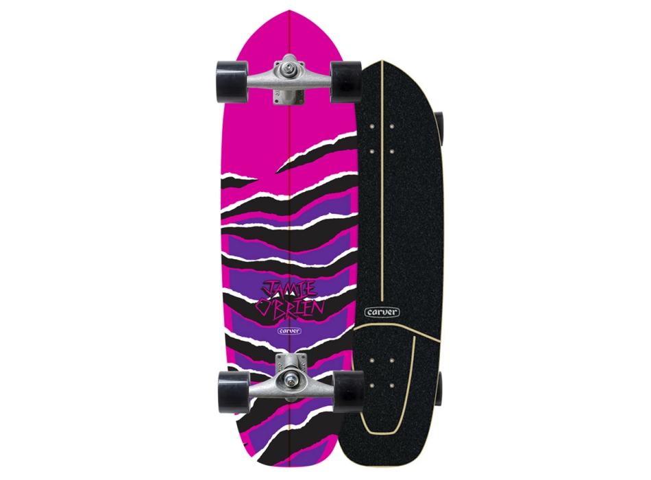 CARVER 33.5" JAIME O'BREIN PINK TIGER SURFSKATE COMPLETE CX / C7