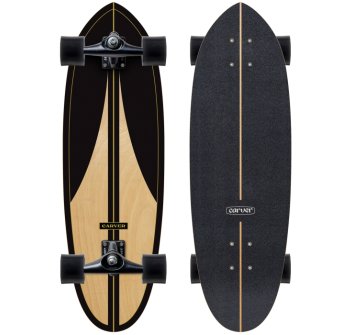 CARVER BLACK LABEL 32.5" COMPLETE SURFSKATE WITH CX​​​​​​​ TRUCK