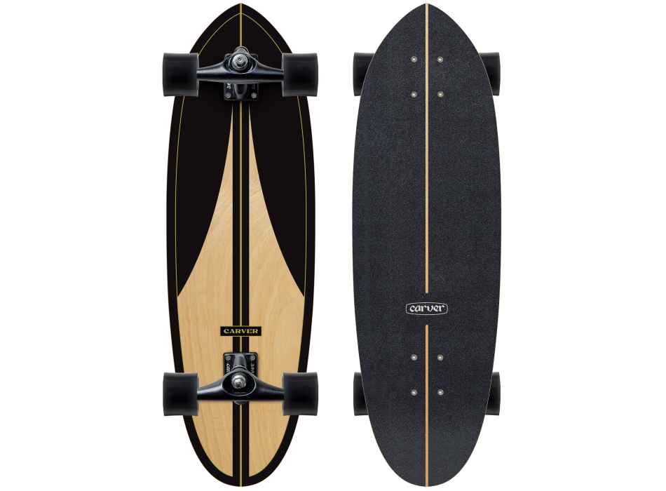 CARVER BLACK LABEL 32.5" COMPLETE SURFSKATE WITH CX​​​​​​​ TRUCK