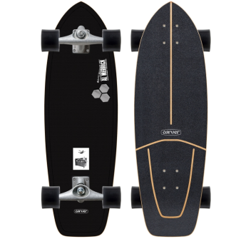 CARVER BLACK LABEL 32.5" COMPLETE SURFSKATE WITH CX​​​​​​​ TRUCK