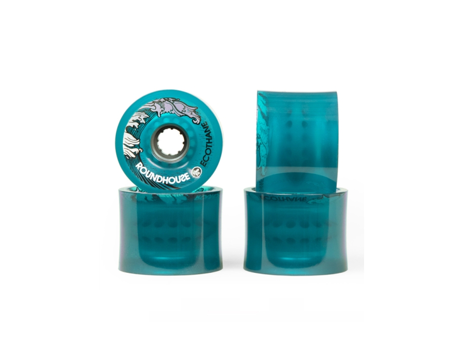 CARVER ROUNDHOUSE CONCAVE ECOTHANE WHEELS 69MM 81A AQUA