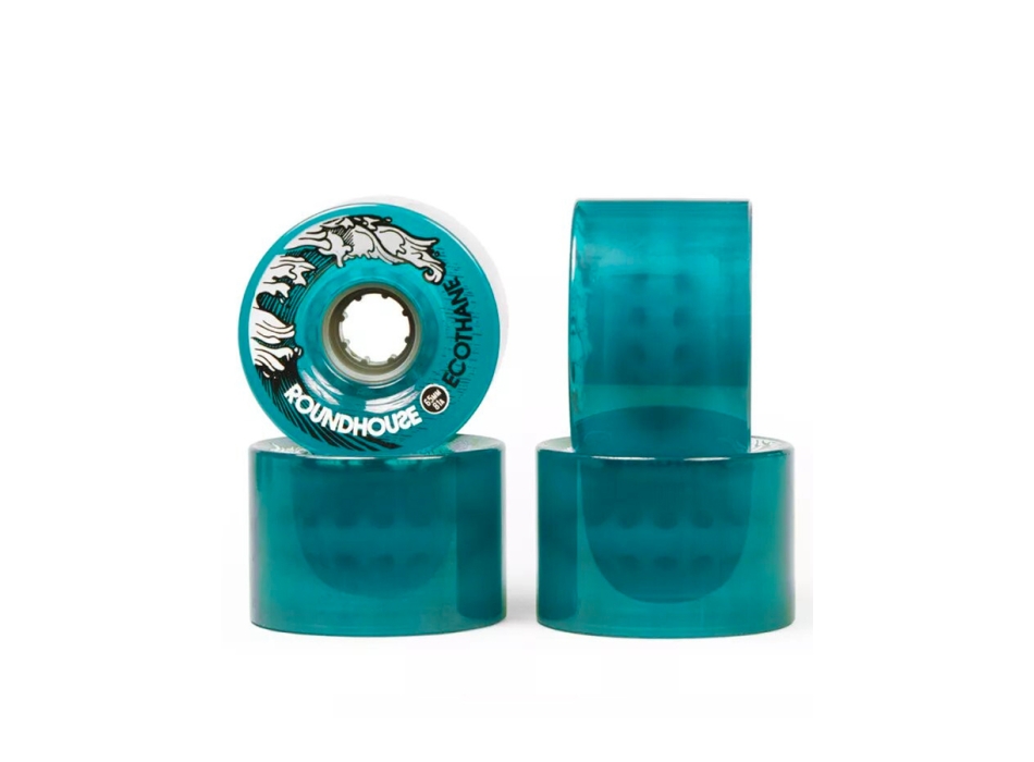 CARVER ROUNDHOUSE MAG ECOTHANE WHEELS 65MM 81A AQUA