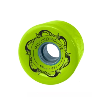 CARVER ROUNDHOUSE SLICK WHEELS 65MM 83A GREEN GLO