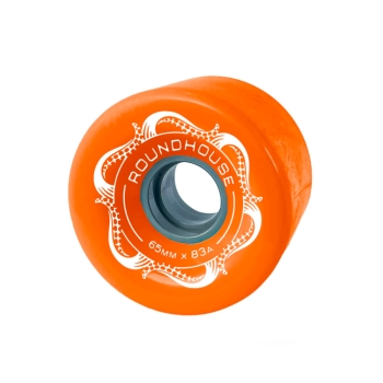 CARVER ROUNDHOUSE SLICK WHEELS 65MM 83A ORANGE