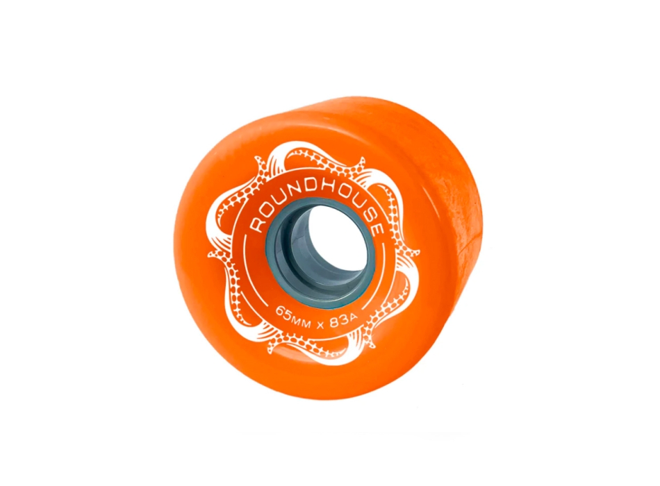 CARVER ROUNDHOUSE SLICK WHEELS 65MM 83A ORANGE