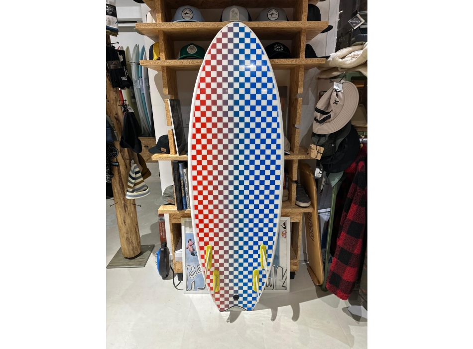CATCH SURF 5'6" ODYSEA SKIPPER QUAD SOFTBOARD WHITE