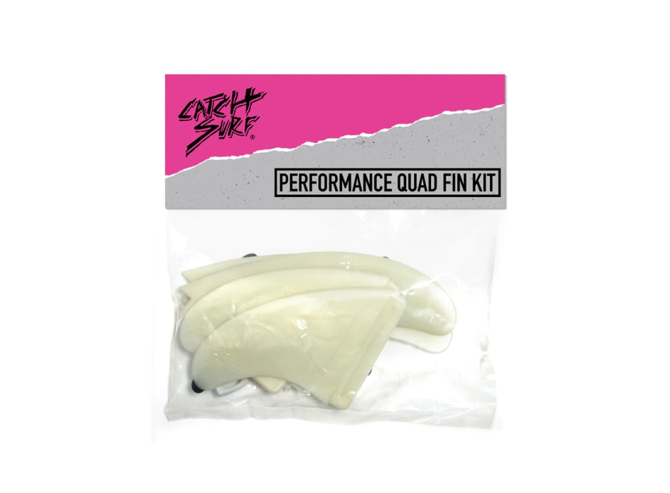 CATCH SURF HI PERF QUAD FIN REPLACEMENT SET NATURAL