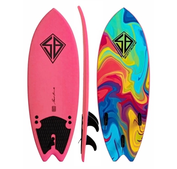 CBC BURKE 5'2" SOFTBOARD FISH FCS FINS